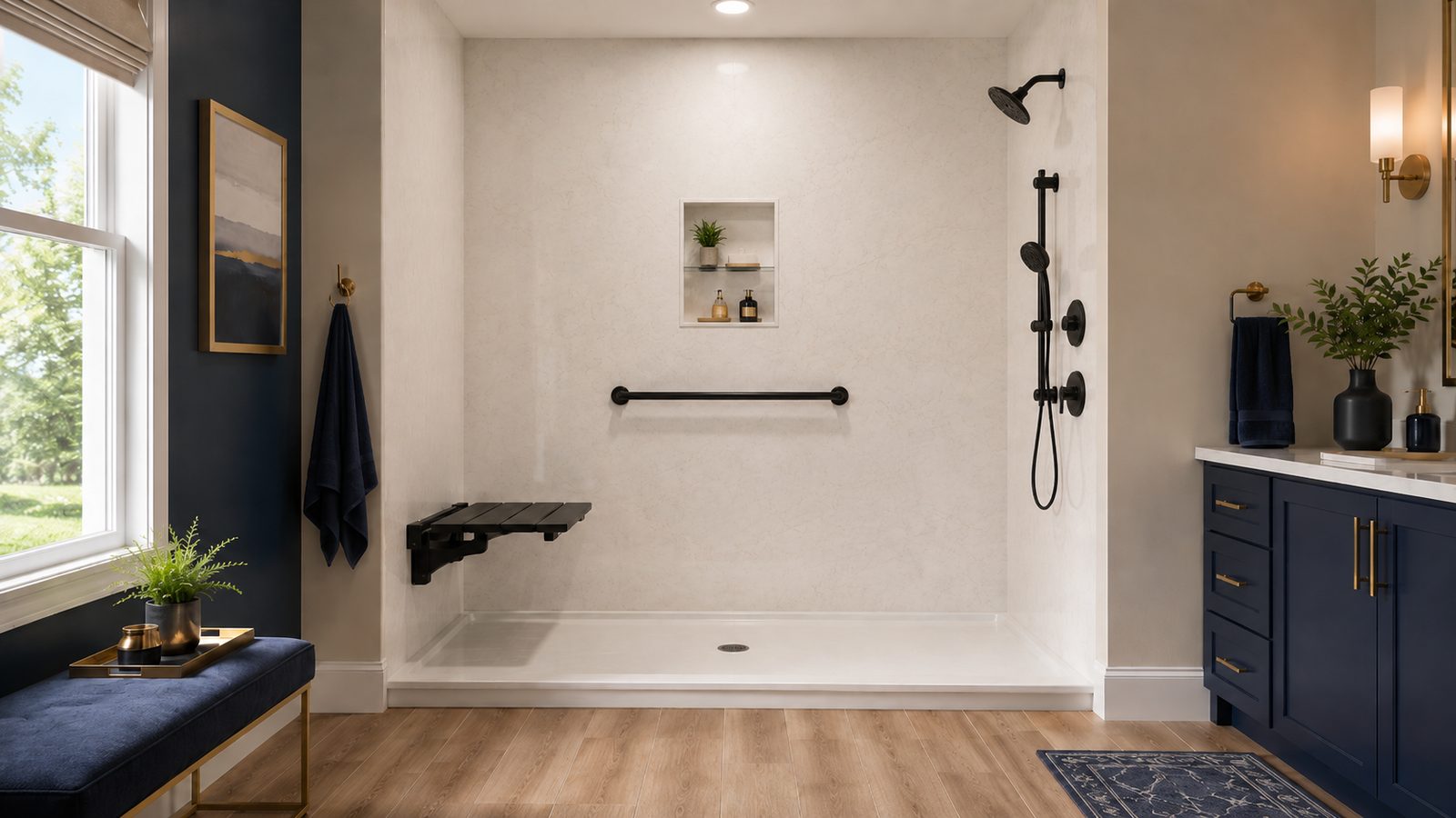 Aging in place bathroom