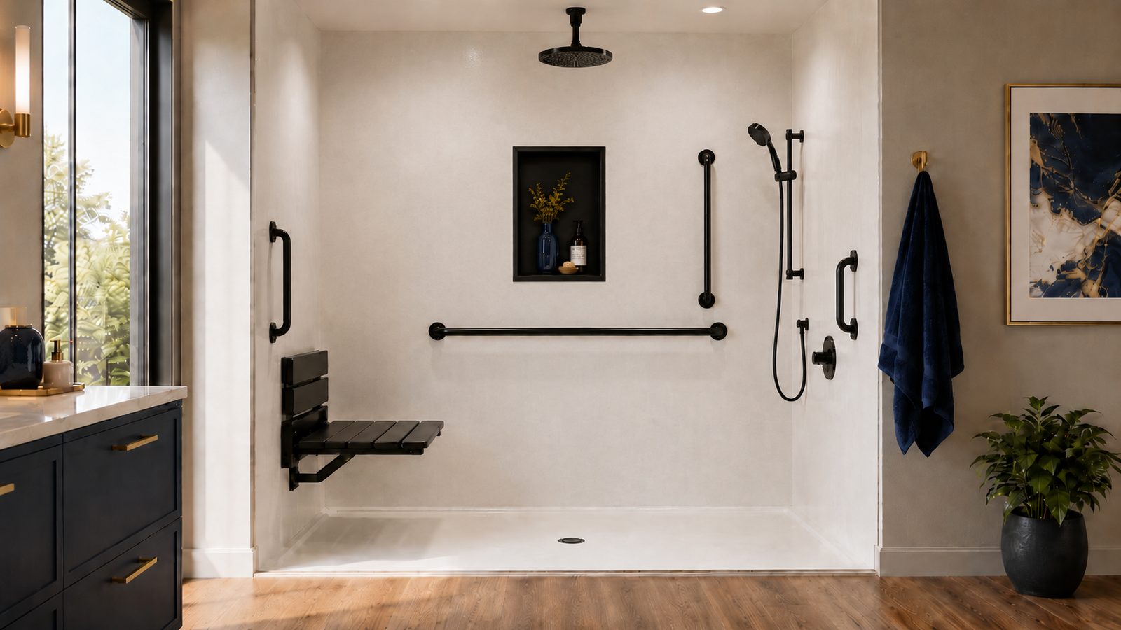 Grab bars and safety accessories