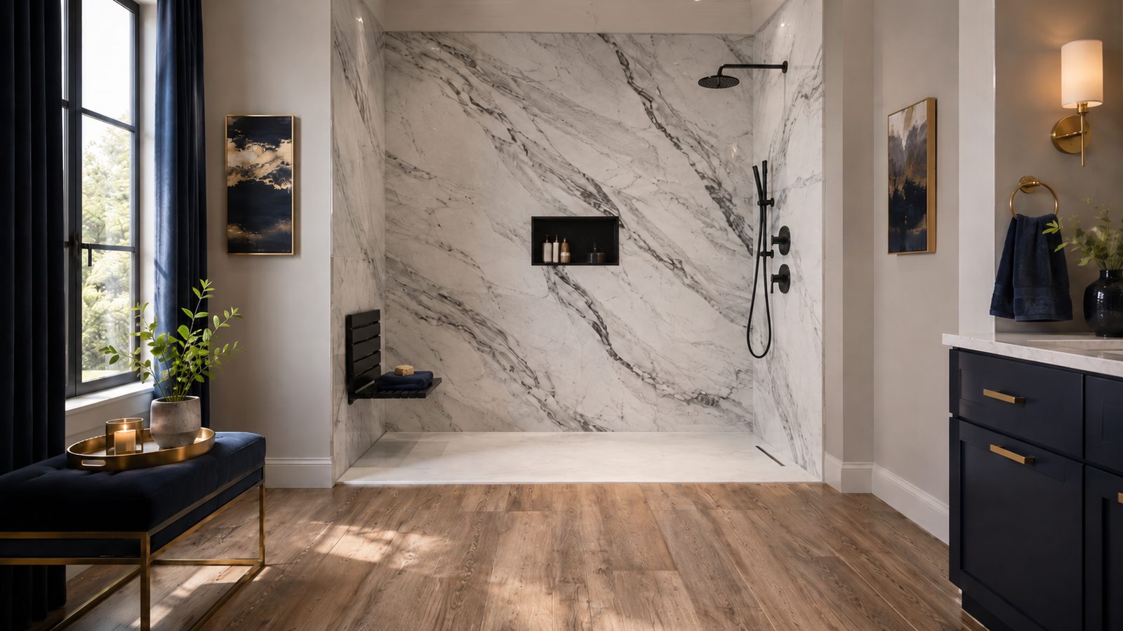 Walk-in shower